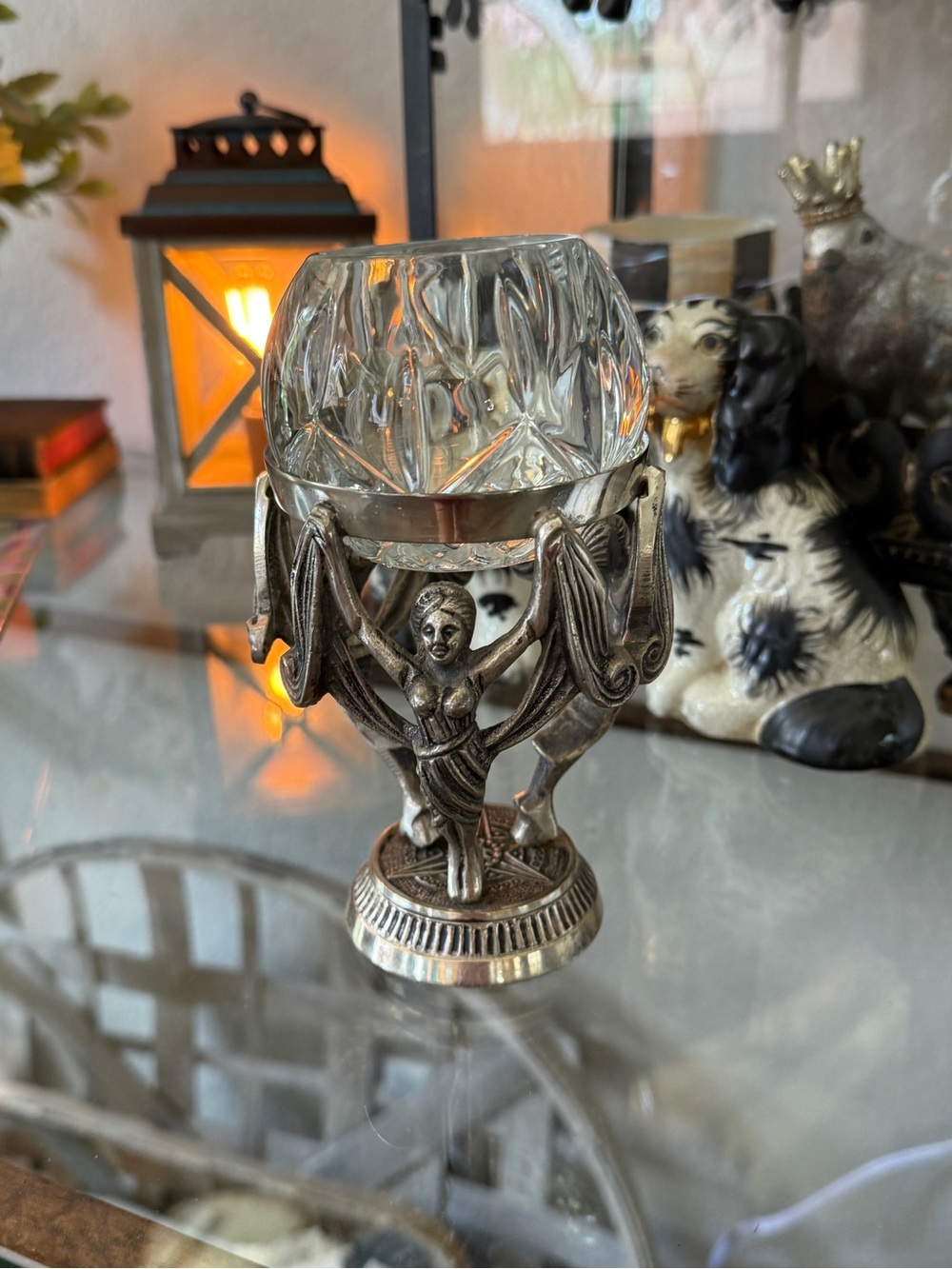 Ornate Silver “Thread of Life” Votive Holder – Zeus & The Fates - Picture 9 of 17